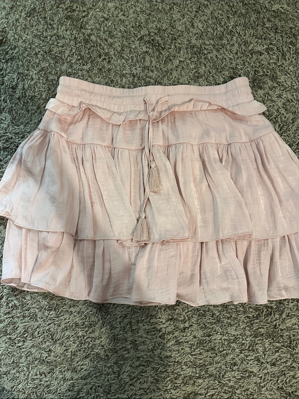 Day moon Light Pink Tiered Ruffle skort NWT 8